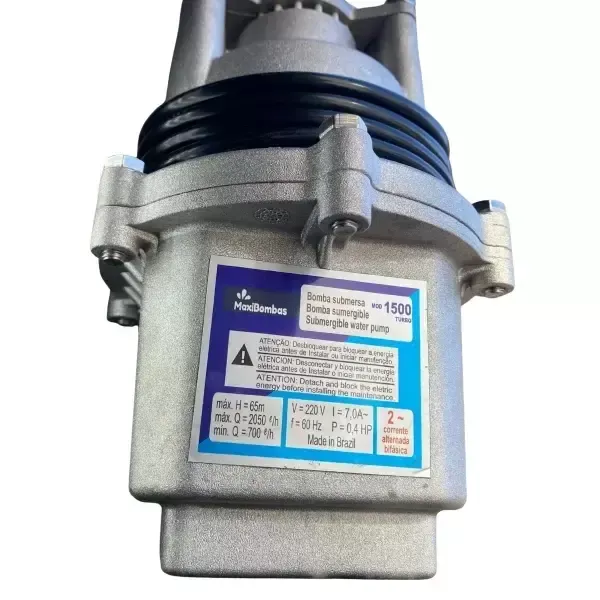 Bomba Robusta D’ Água Submersa MD.1500 3/4" Saída 1 Avaliações | 0 Perguntas