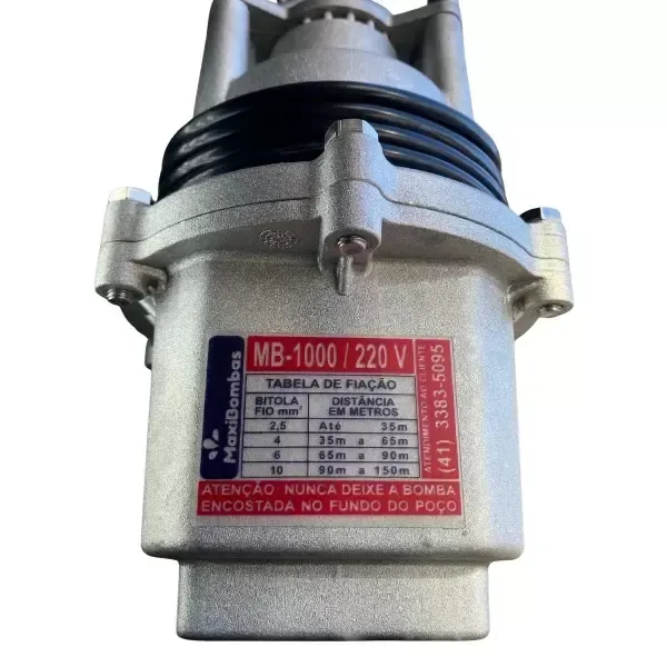Bomba Robusta D’ Água Submersa MD.1000 3/4" Saída