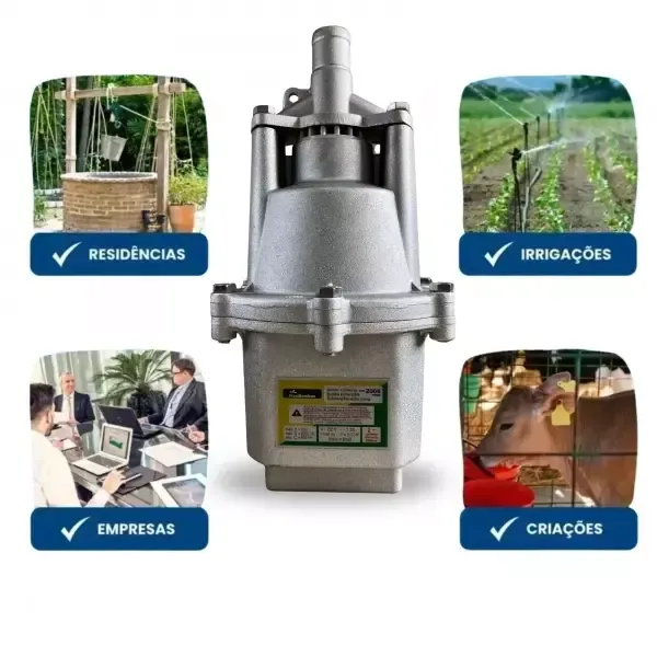 Bomba Robusta D’ Água Submersa MD.2000 1" Saída